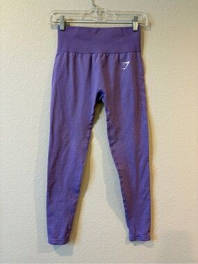 Gymshark Women’s Light Purple Vital Seamless 2.0 leggings - Small